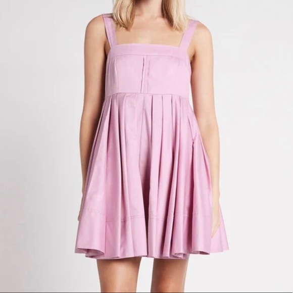 aje purple mini dress Aje Potion Spiral Mini Dress In Colour Lilac Size 8